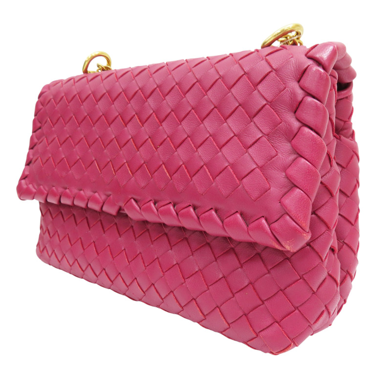 紅色 羊皮編織 肩背包【BOTTEGA VENETA BV 寶緹嘉】-2