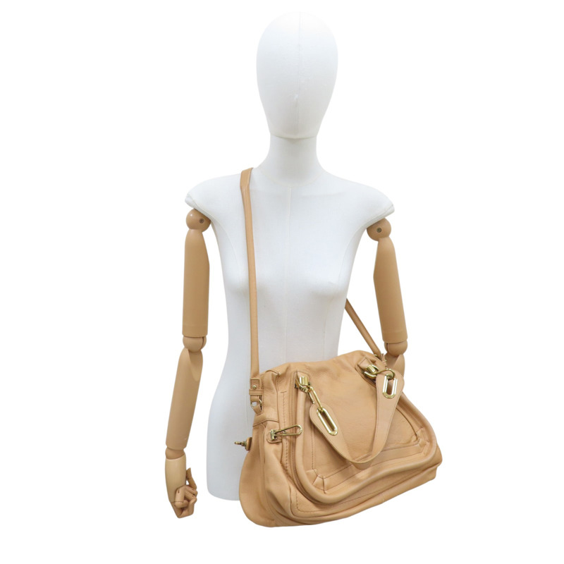 膚色 牛皮 Paraty 肩背包【Chloe 克羅伊】 3S0024-043-8