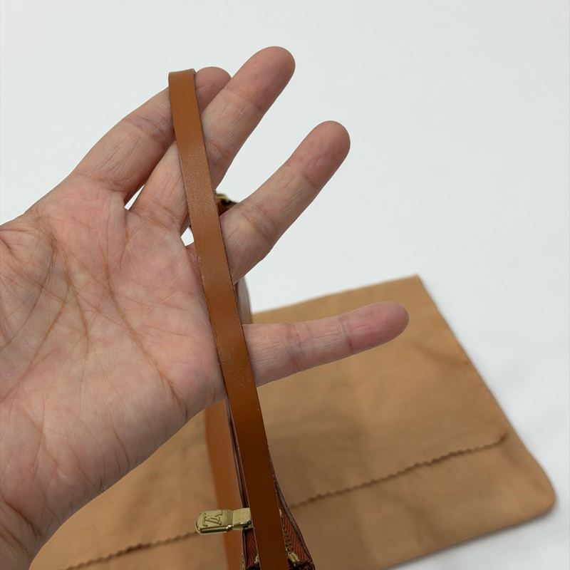 LV 路易威登 EPI 南瓜 水波紋 麻將包 腋下包 手提包 手挽包 手拿包-17