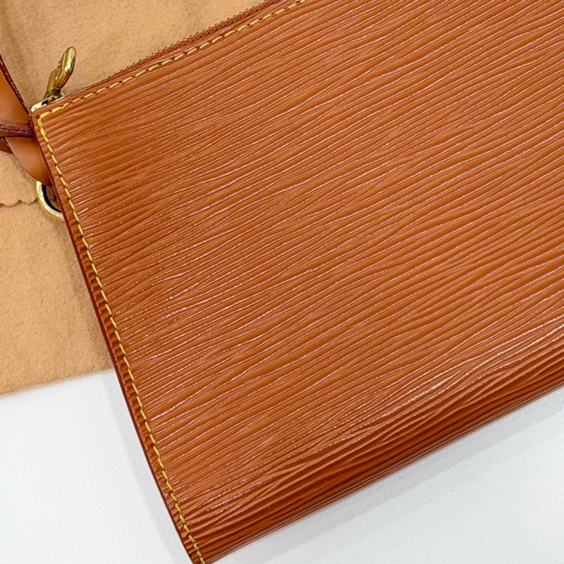 LV 路易威登 EPI 南瓜 水波紋 麻將包 腋下包 手提包 手挽包 手拿包-20