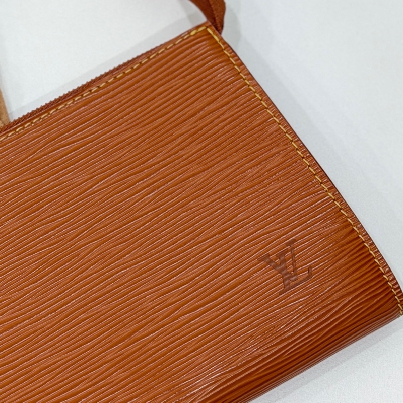 LV 路易威登 EPI 南瓜 水波紋 麻將包 腋下包 手提包 手挽包 手拿包-21