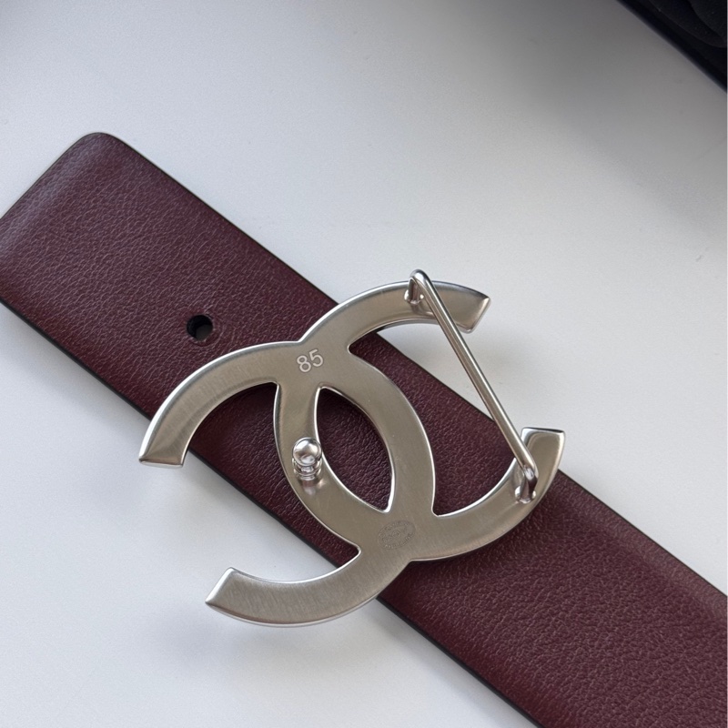 Chanel 雙C logo 雙面用寬腰帶 85cm-1