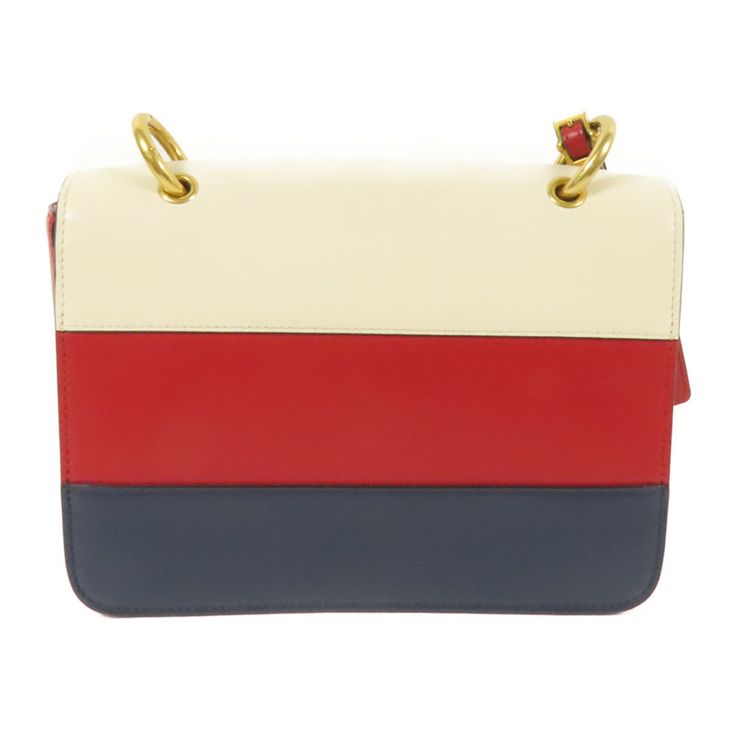 GUCCI 【激減優惠】牛皮皮革Queen Margaret Bee金扣肩背袋-1