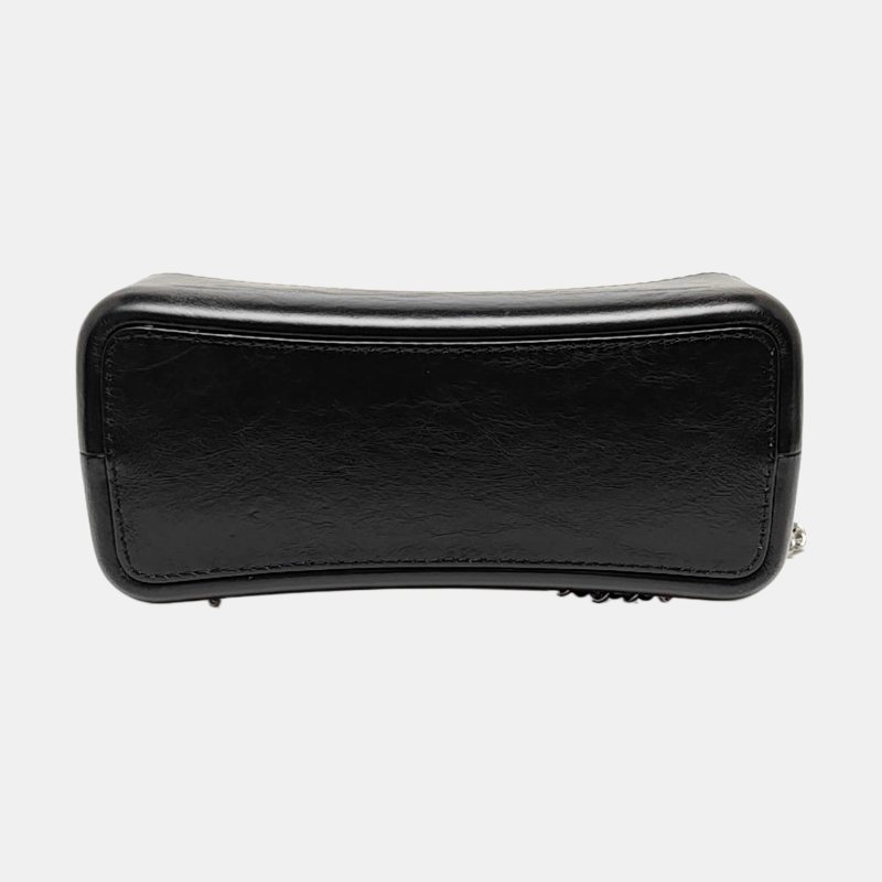 CHANEL GABRIELLE 大號 白色牛皮菱格紋流浪包雙肩包 金色銀色釕色五金 25開-5