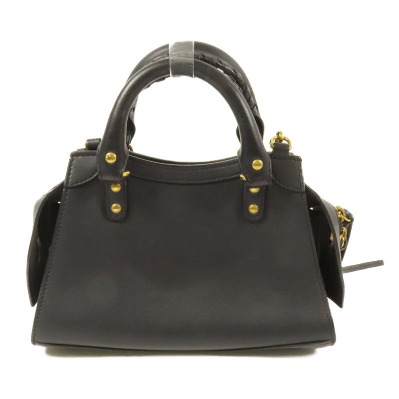 BALENCIAGA 牛皮皮革Mini Neo Classic City金扣手挽肩背兩用袋-1
