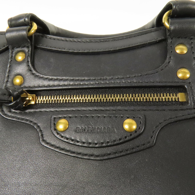 BALENCIAGA 牛皮皮革Mini Neo Classic City金扣手挽肩背兩用袋-7