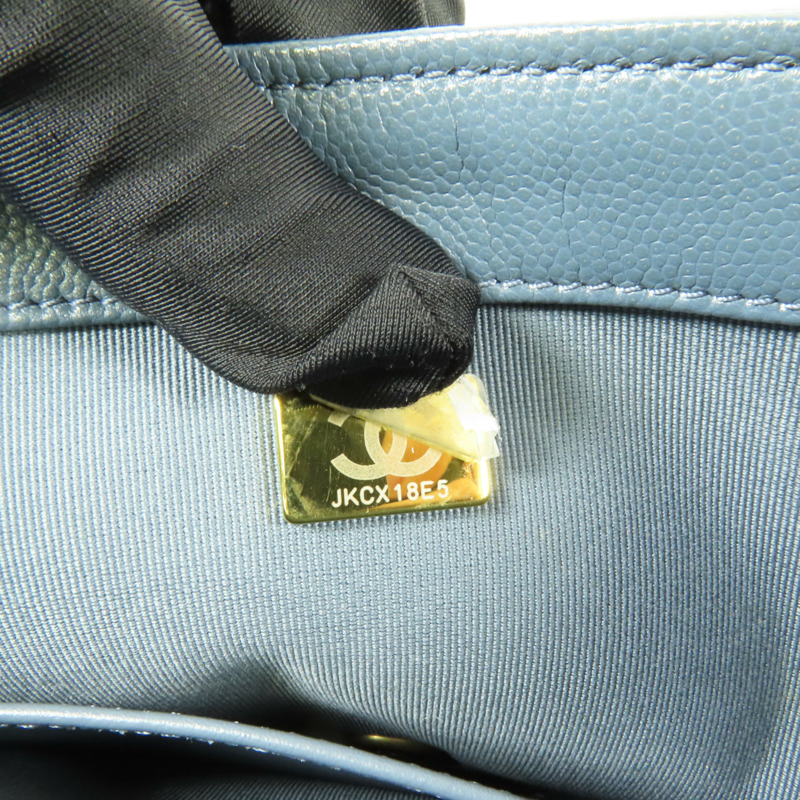 CHANEL 牛皮皮革Chain Backpack 23K金扣背包-9