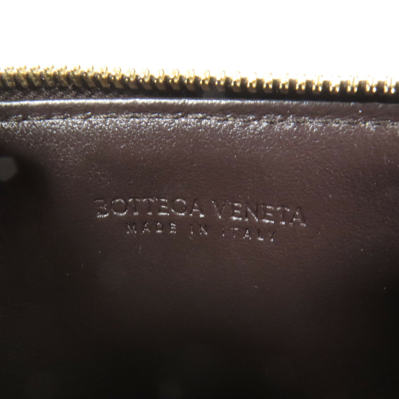 BOTTEGA VENETA 牛皮皮革Pouch wallet金扣手拿包-7