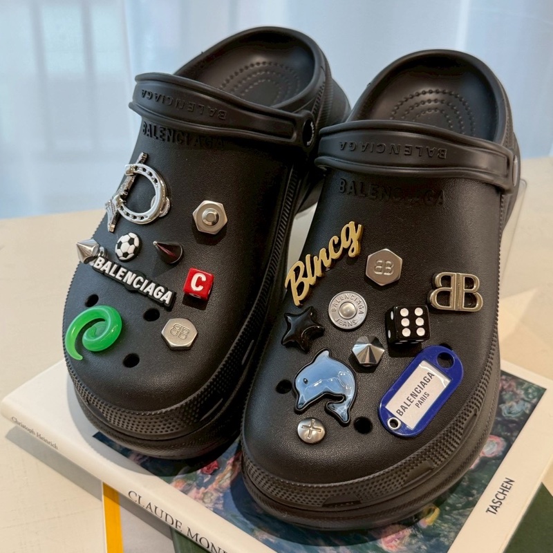 Balenciaga x Crocs 聯名款厚底洞洞鞋 40號-0
