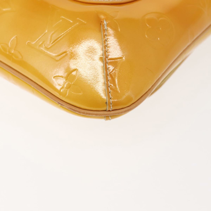 【日本直送】路易威登 Monogram Vernis Thompson Street 手袋 亮黃色 M91071 正品 gh1059-15