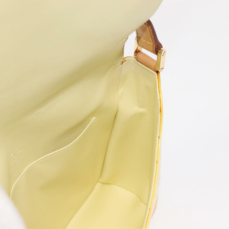 【日本直送】路易威登 Monogram Vernis Thompson Street 手袋 亮黃色 M91071 正品 gh1059-17