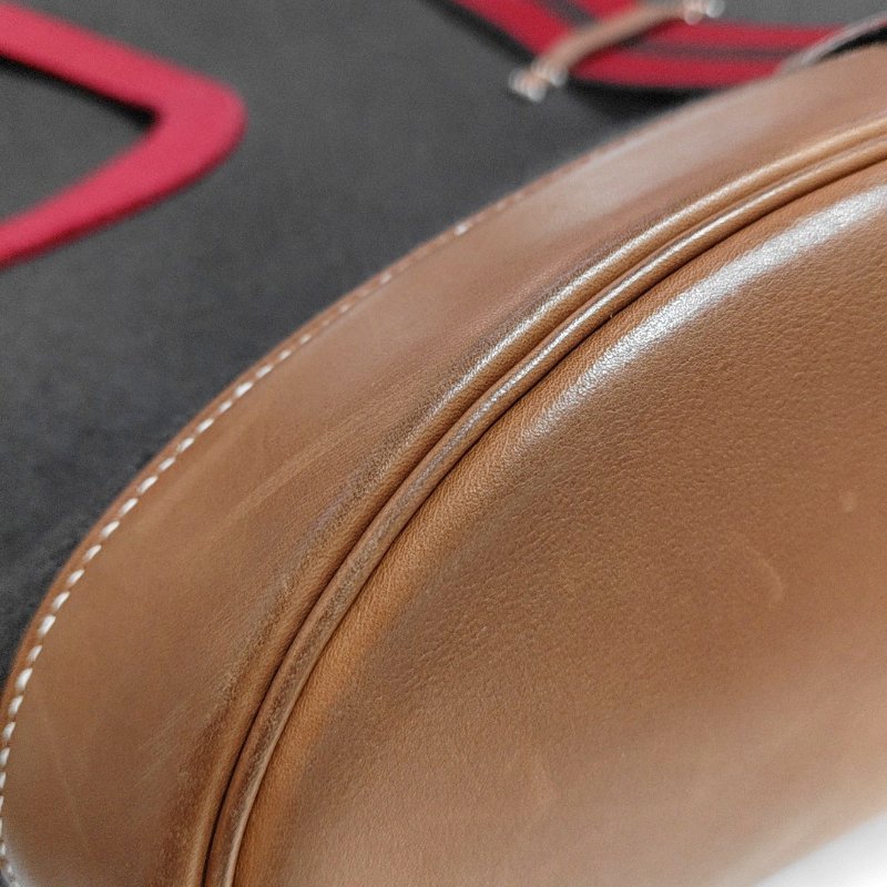 HERMES 可卡因毛氈單肩包 銀色五金 K刻-12