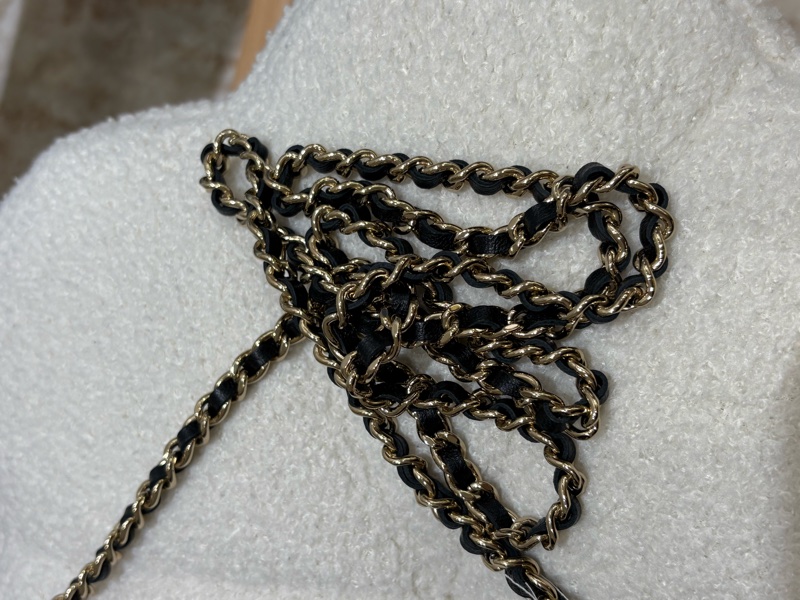 Chanel WOC 珍珠CC logo 二手-6