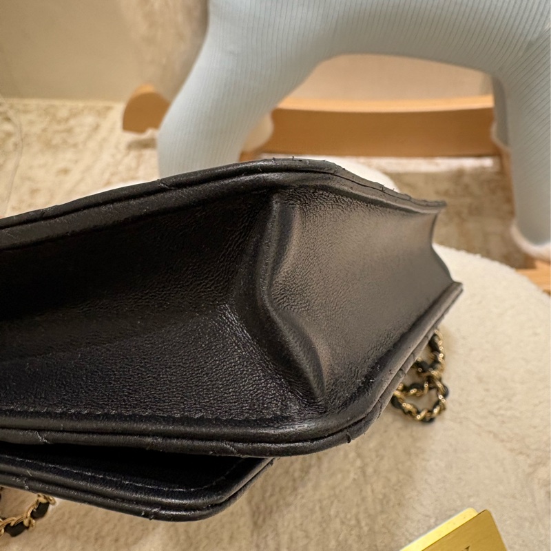 Chanel WOC 珍珠CC logo 二手-11