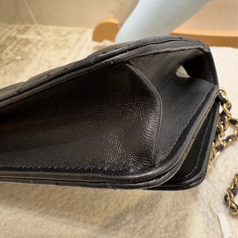 Chanel WOC 珍珠CC logo 二手-12