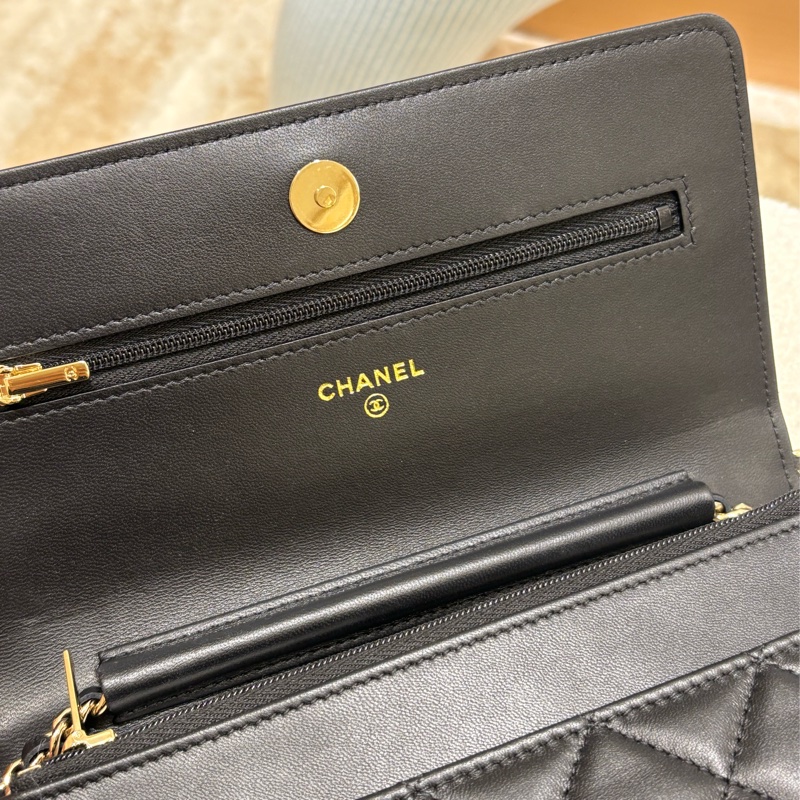Chanel WOC 珍珠CC logo 二手-15