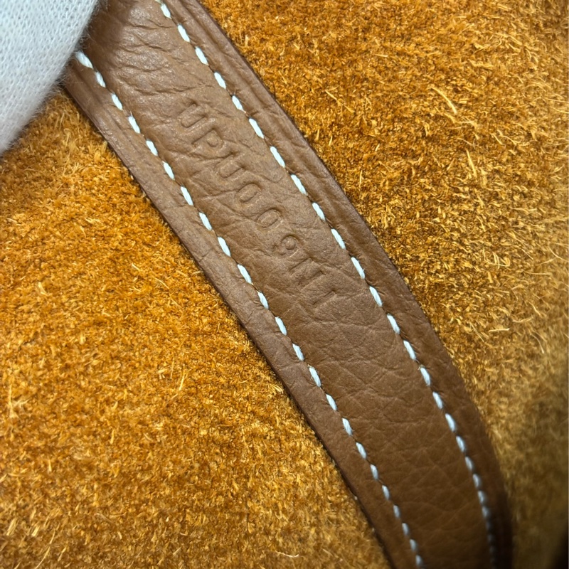 HERMES TC PICOTIN 22 37金棕色 U刻 金釦 TC皮 手提包 水桶包 菜籃包 菜籃子-34