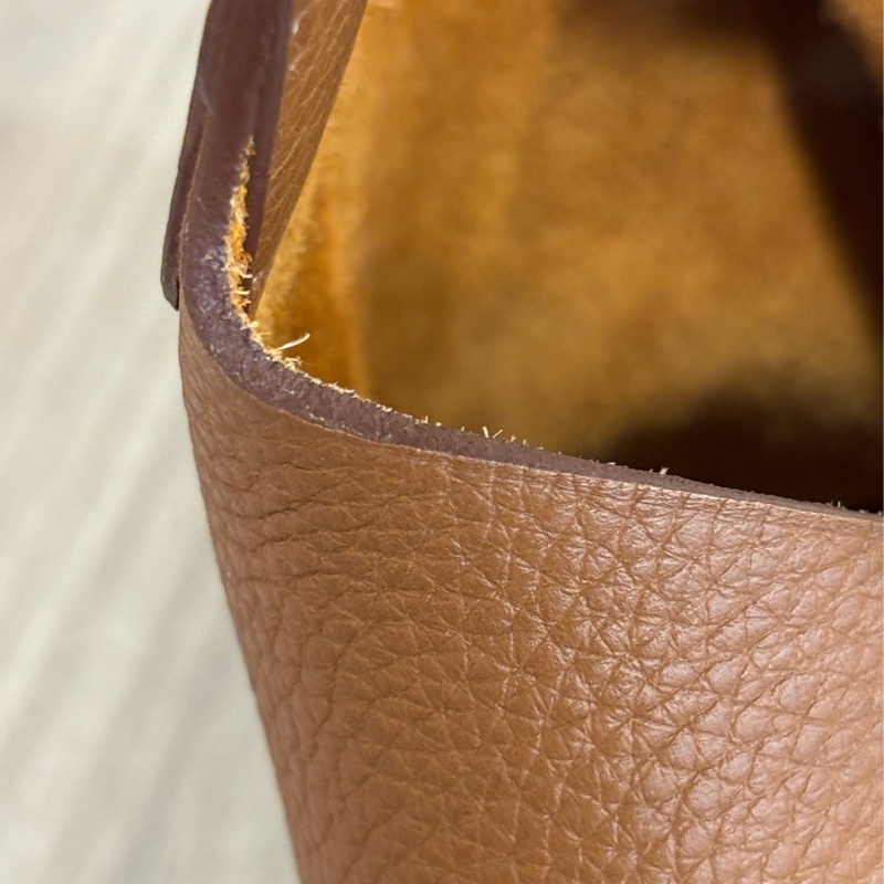 HERMES TC PICOTIN 22 37金棕色 U刻 金釦 TC皮 手提包 水桶包 菜籃包 菜籃子-46