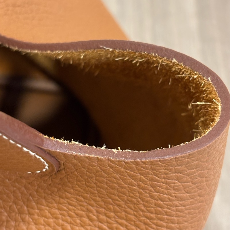 HERMES TC PICOTIN 22 37金棕色 U刻 金釦 TC皮 手提包 水桶包 菜籃包 菜籃子-48