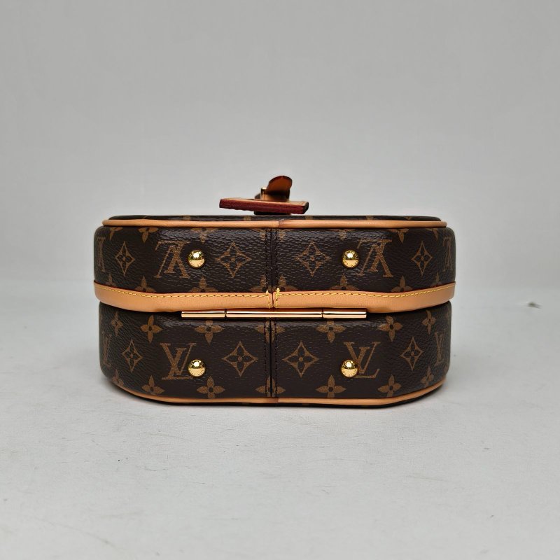 LOUIS VUITTON PETITEBOITECHAPEAU硬圓餅中號17.5老花PVC2017肩背包-4