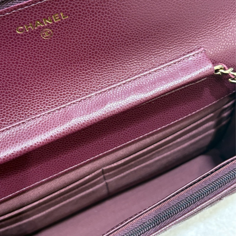 Chanel WOC 酒紅色 二手 like new❤️‍🔥-8