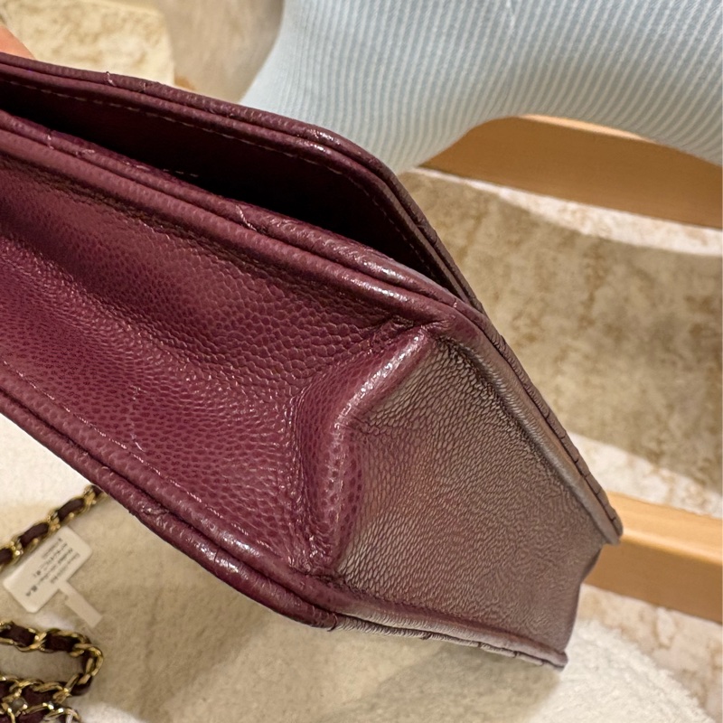 Chanel WOC 酒紅色 二手 like new❤️‍🔥-13