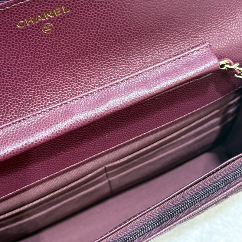 Chanel WOC 酒紅色 二手 like new❤️‍🔥-15