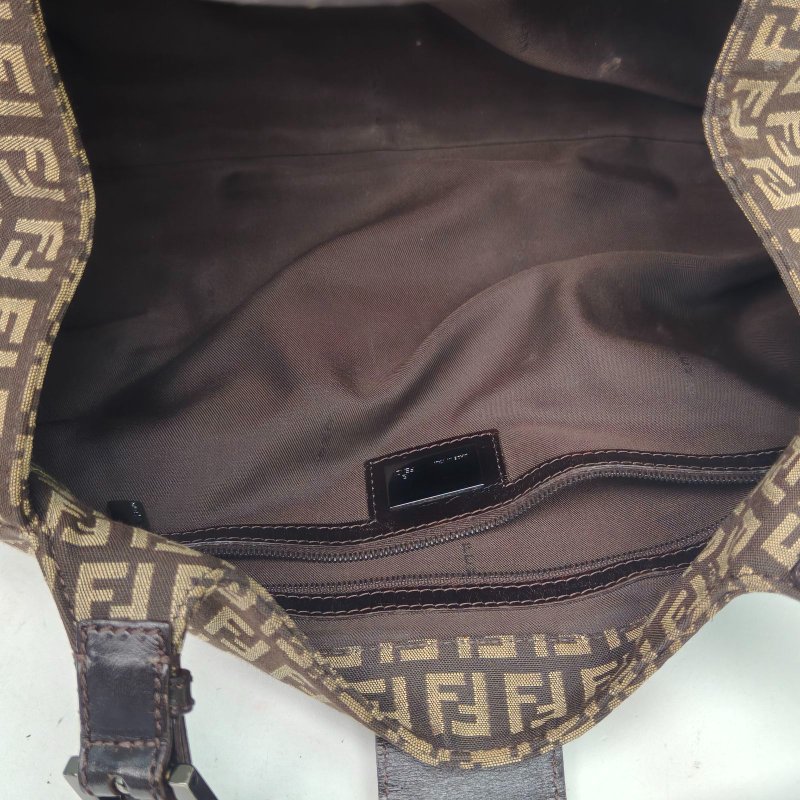 FENDI 老花帆布Fendi中古經典單肩包肩背包-4