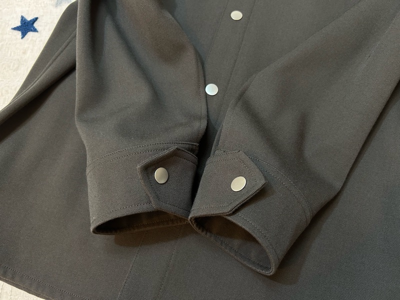 BURBERRY英國水瀨棕色羊毛襯衫UK2-3