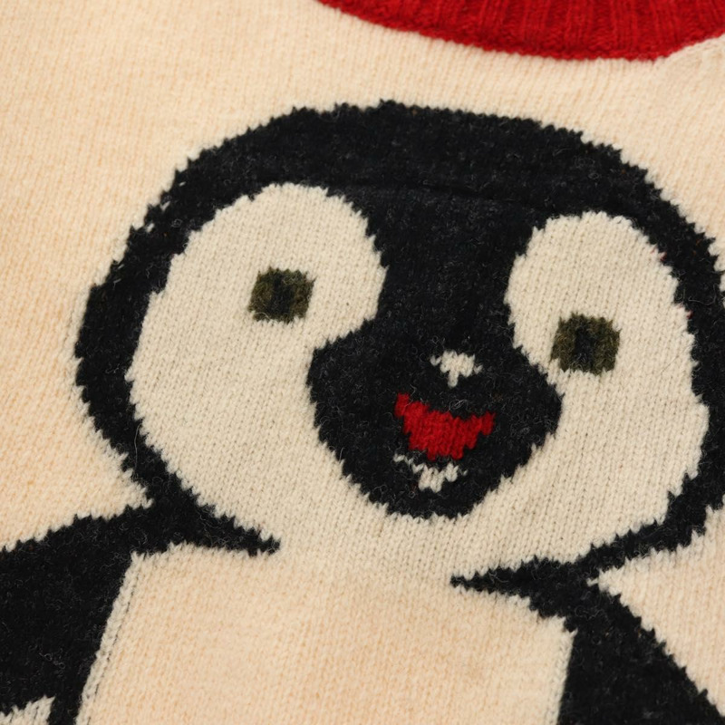 【日本直送】香奈兒羊毛衫 米色 紅色 黑色 CC 標誌 Auth 129782M-6