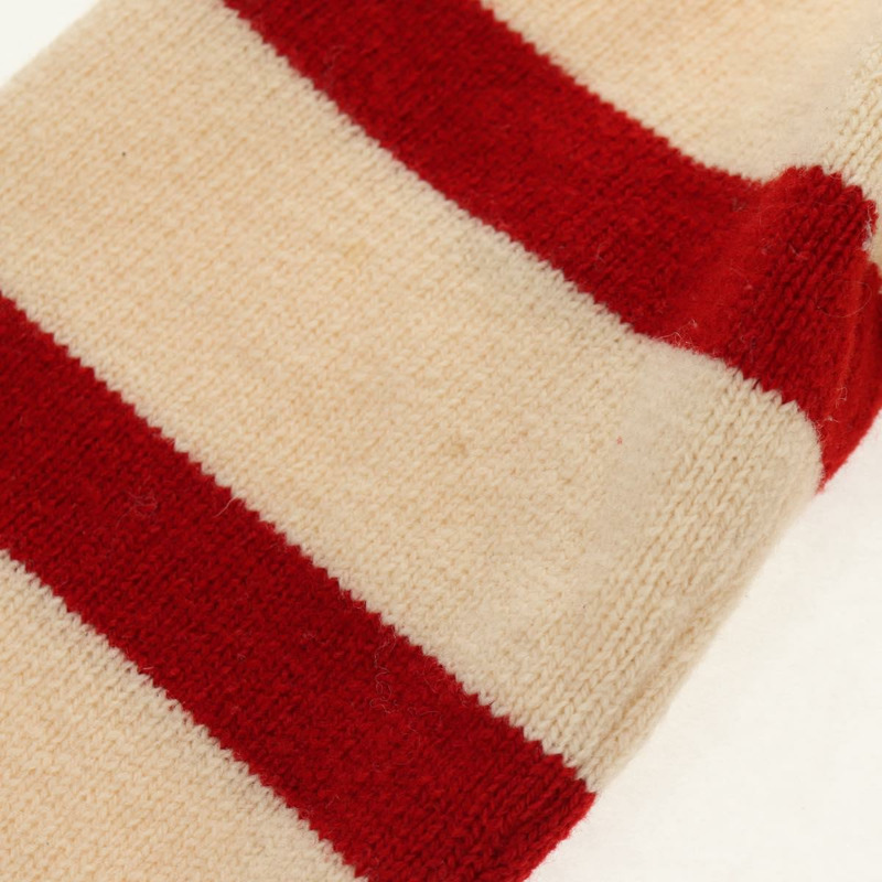 【日本直送】香奈兒羊毛衫 米色 紅色 黑色 CC 標誌 Auth 129782M-7