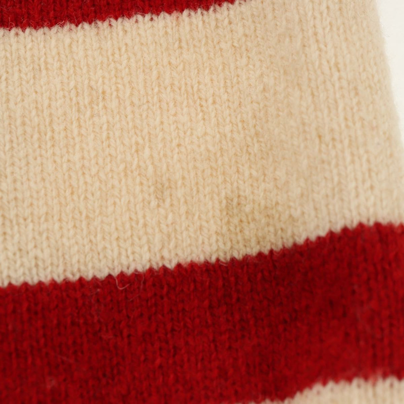 【日本直送】香奈兒羊毛衫 米色 紅色 黑色 CC 標誌 Auth 129782M-13