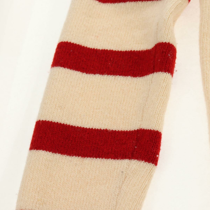 【日本直送】香奈兒羊毛衫 米色 紅色 黑色 CC 標誌 Auth 129782M-14