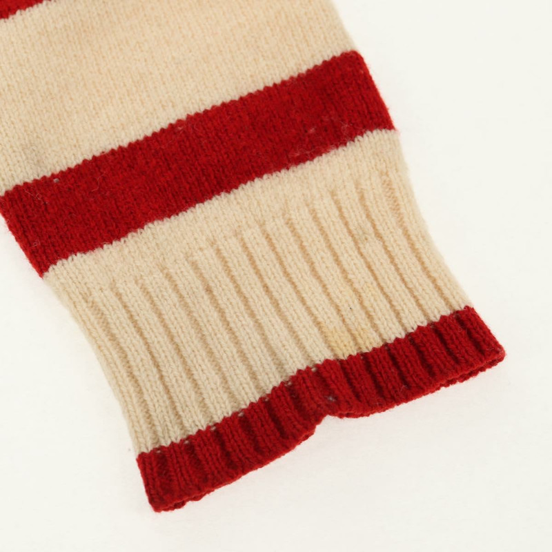 【日本直送】香奈兒羊毛衫 米色 紅色 黑色 CC 標誌 Auth 129782M-19