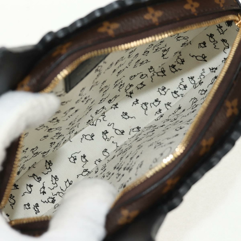 【日本直送】路易威登 Epi 貓臉手拿包 灰色 LV 正品 142442M-9