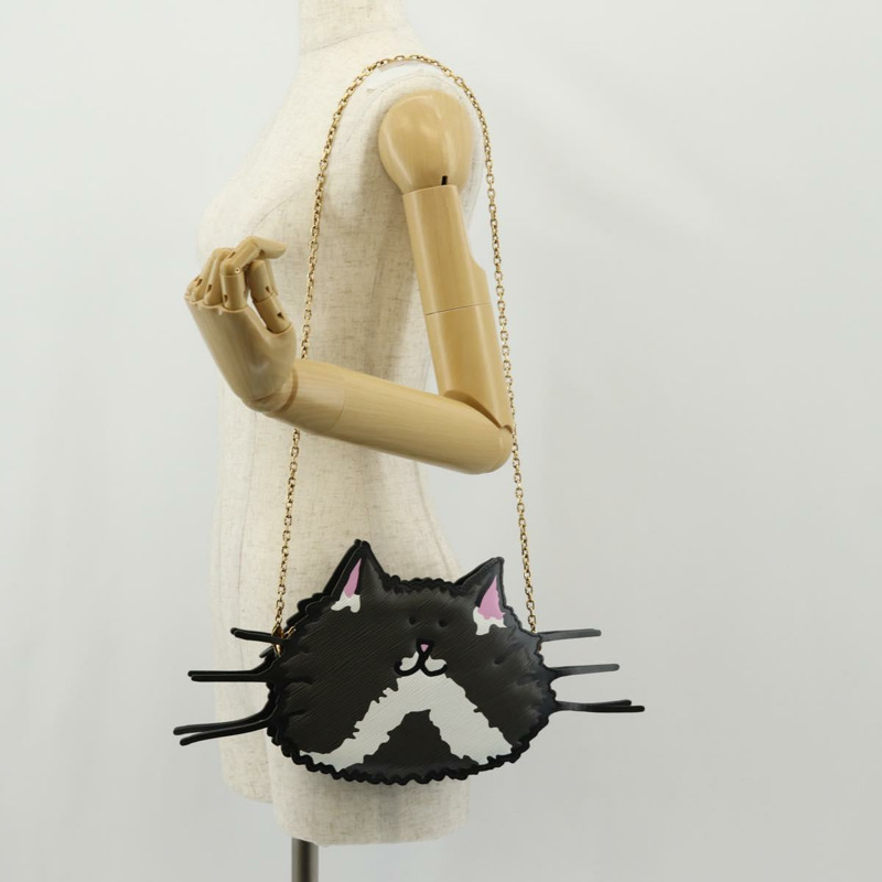 【日本直送】路易威登 Epi 貓臉手拿包 灰色 LV 正品 142442M-22