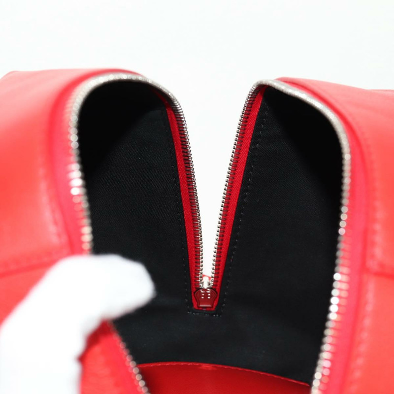 【日本直送】BALENCIAGA 4X4 手提包 皮革 兩用 紅色 銀色 748197 正品 140502M-21