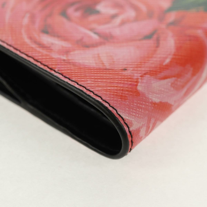【日本直送】PRADA 粉紅真皮雙折皮夾 正品 136570V-7