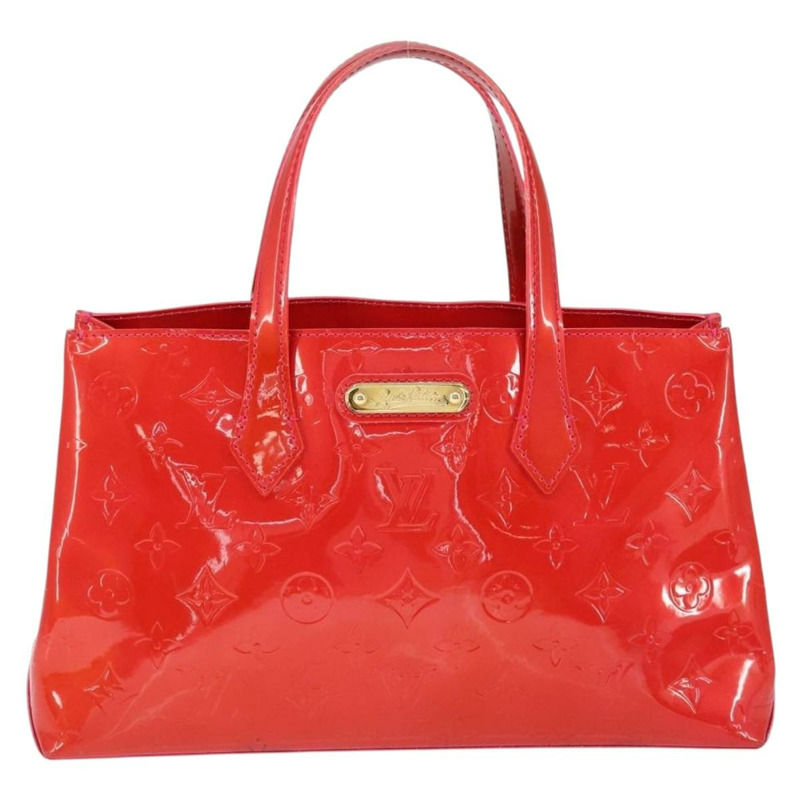 【日本直送】路易威登 Monogram Vernis Wilshire Boulevard 手袋 Rose Pop M93643 正品 149144-12