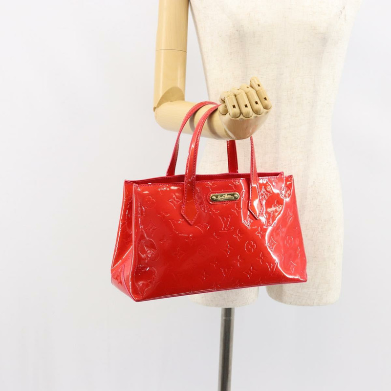 【日本直送】路易威登 Monogram Vernis Wilshire Boulevard 手袋 Rose Pop M93643 正品 149144-21