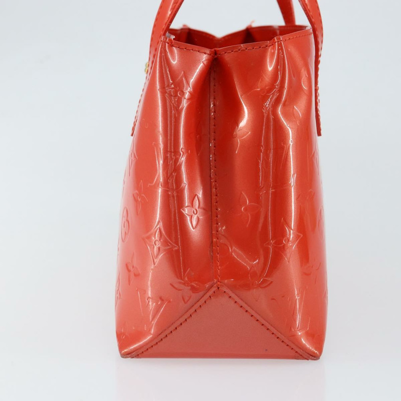 【日本直送】路易威登 Vernis Bluebird Wilshire PM 手袋 橙色日落色 M93644 正品 149996-3