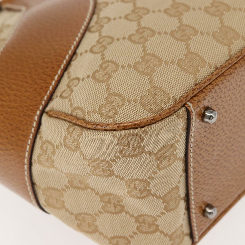 【日本直送】GUCCI GG帆布托特包 米色 銀色 113011 正品 148839V-11