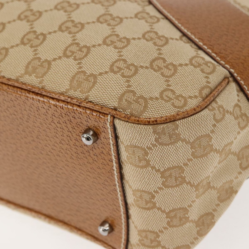 【日本直送】GUCCI GG帆布托特包 米色 銀色 113011 正品 148839V-12