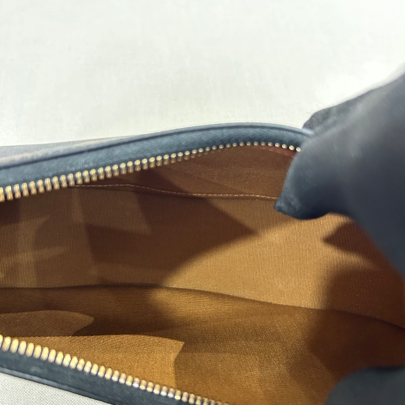 Celine Ava 棕色凱旋門老花帆布棕褐色 小牛皮 提把手 提肩背包 2022年-17