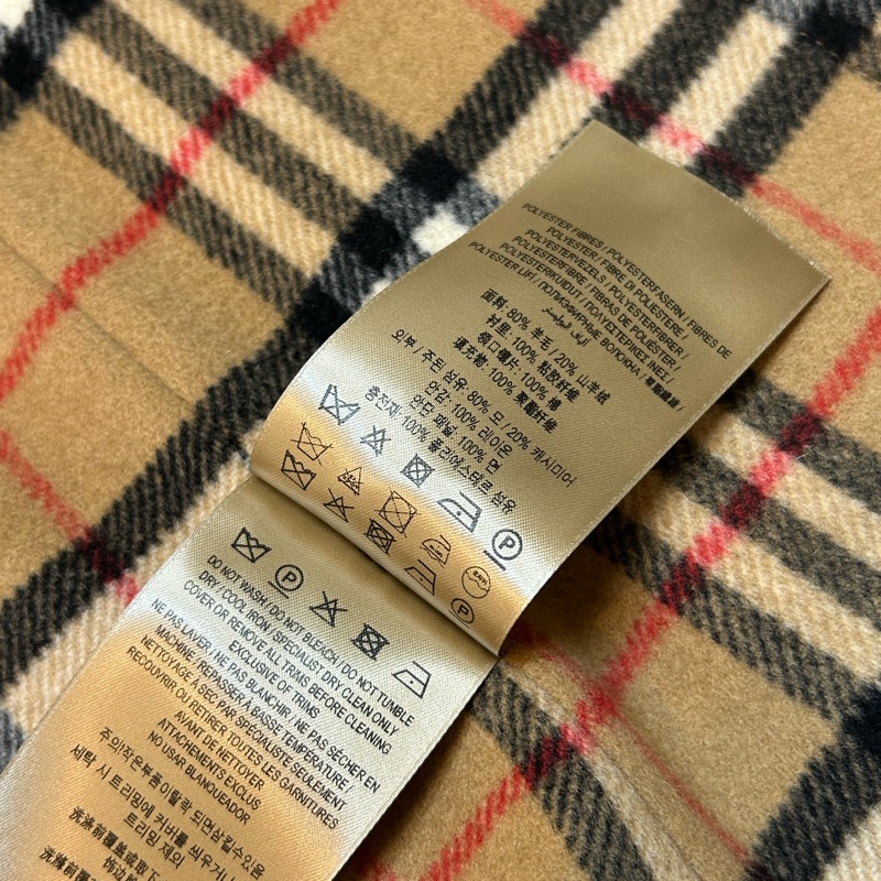 BURBERRY英國經典格紋內搭背心UK6-4