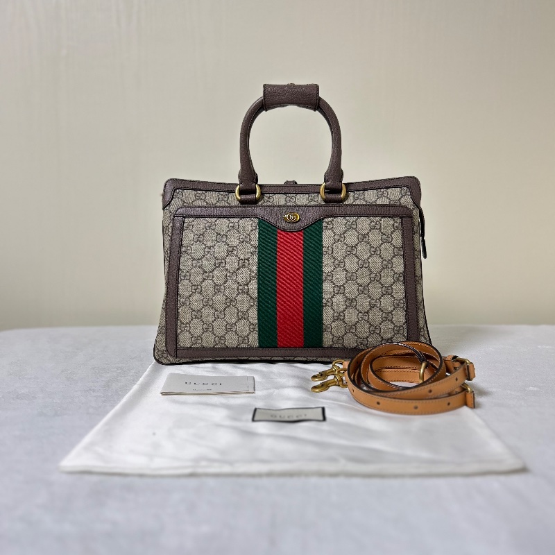 Gucci Ophidia 雙G Supreme Convertible 可雙肩包 手提包-0