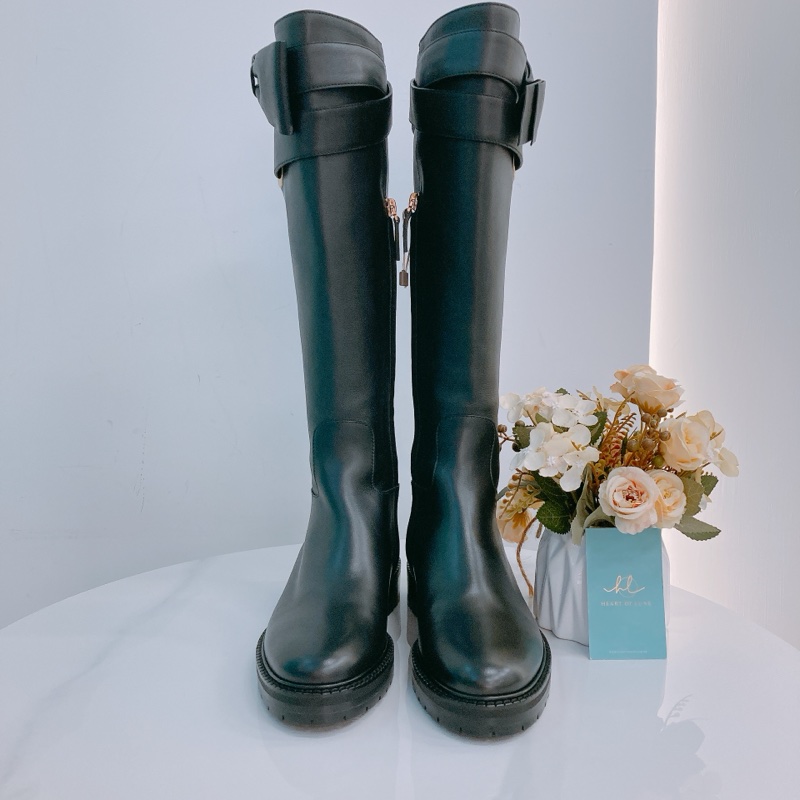 MS0371 VALENTINO 范倫鐵諾蝴蝶結長靴子BOW EMBELLISHED KNEE HIGH BOOTS SIZE 36-1