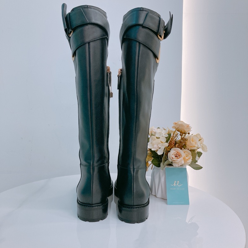 MS0371 VALENTINO 范倫鐵諾蝴蝶結長靴子BOW EMBELLISHED KNEE HIGH BOOTS SIZE 36-3