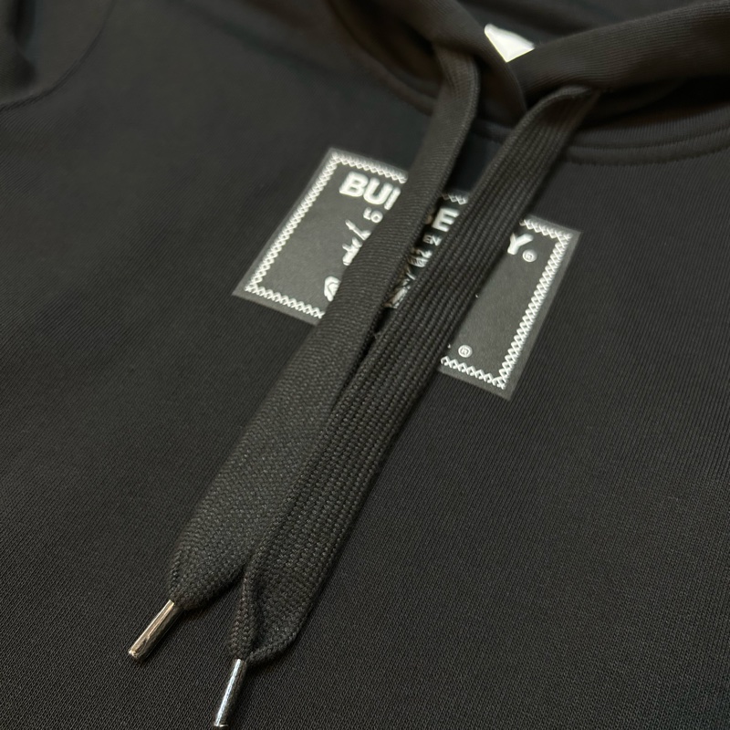 BURBERRY英國黑色連帽衛衣XXS-4
