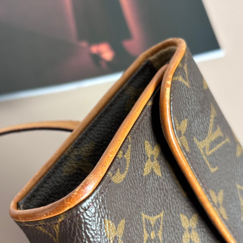 ::LOUIS VUITTON:: LV MONOGRAM FLORENTINE POCHETTE 經典佛羅倫斯腰包 XS 尺寸 櫃姐包-5